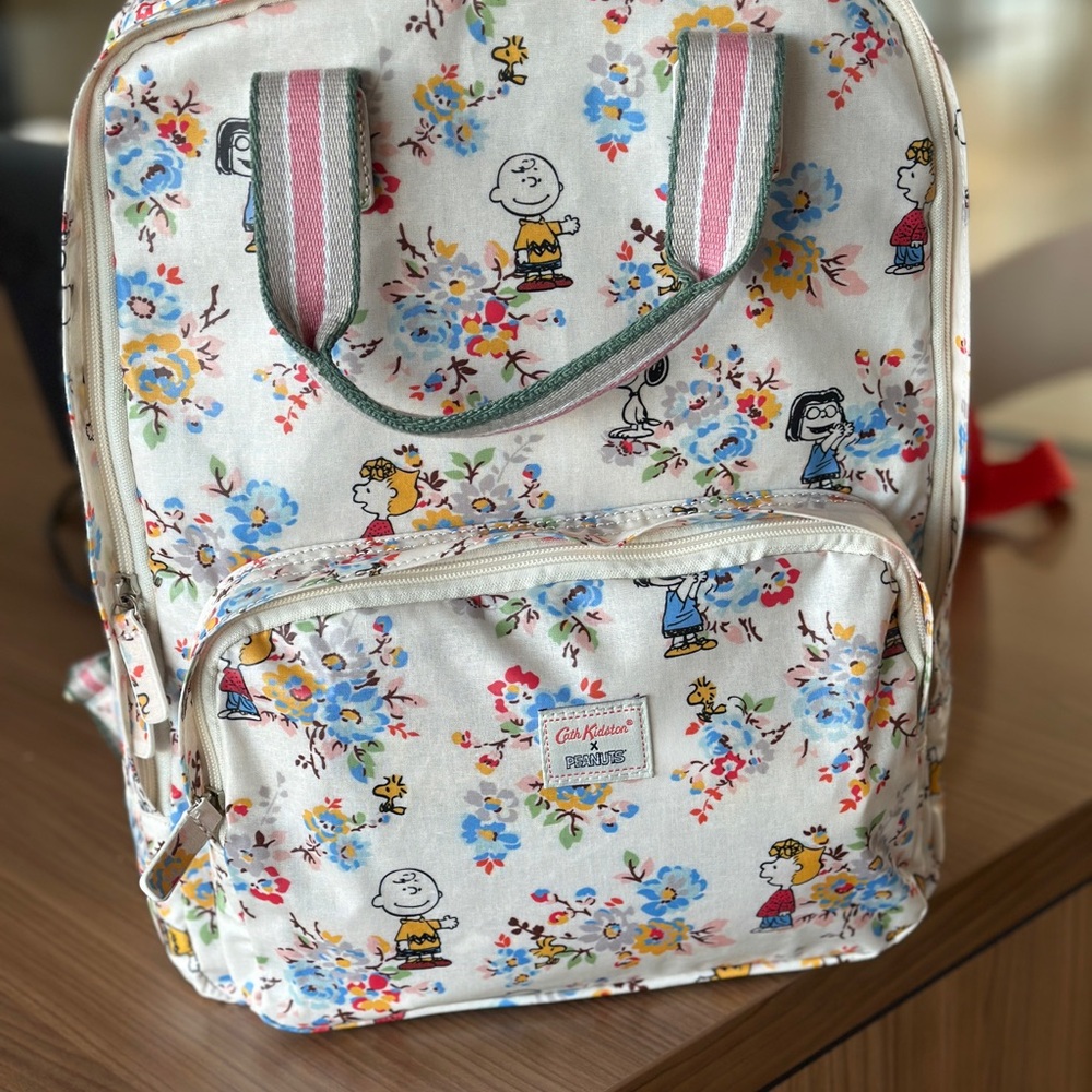 Peanuts Snoopy X Cath Kidston 15 inches rosewood backpack - Picture 4 of 10